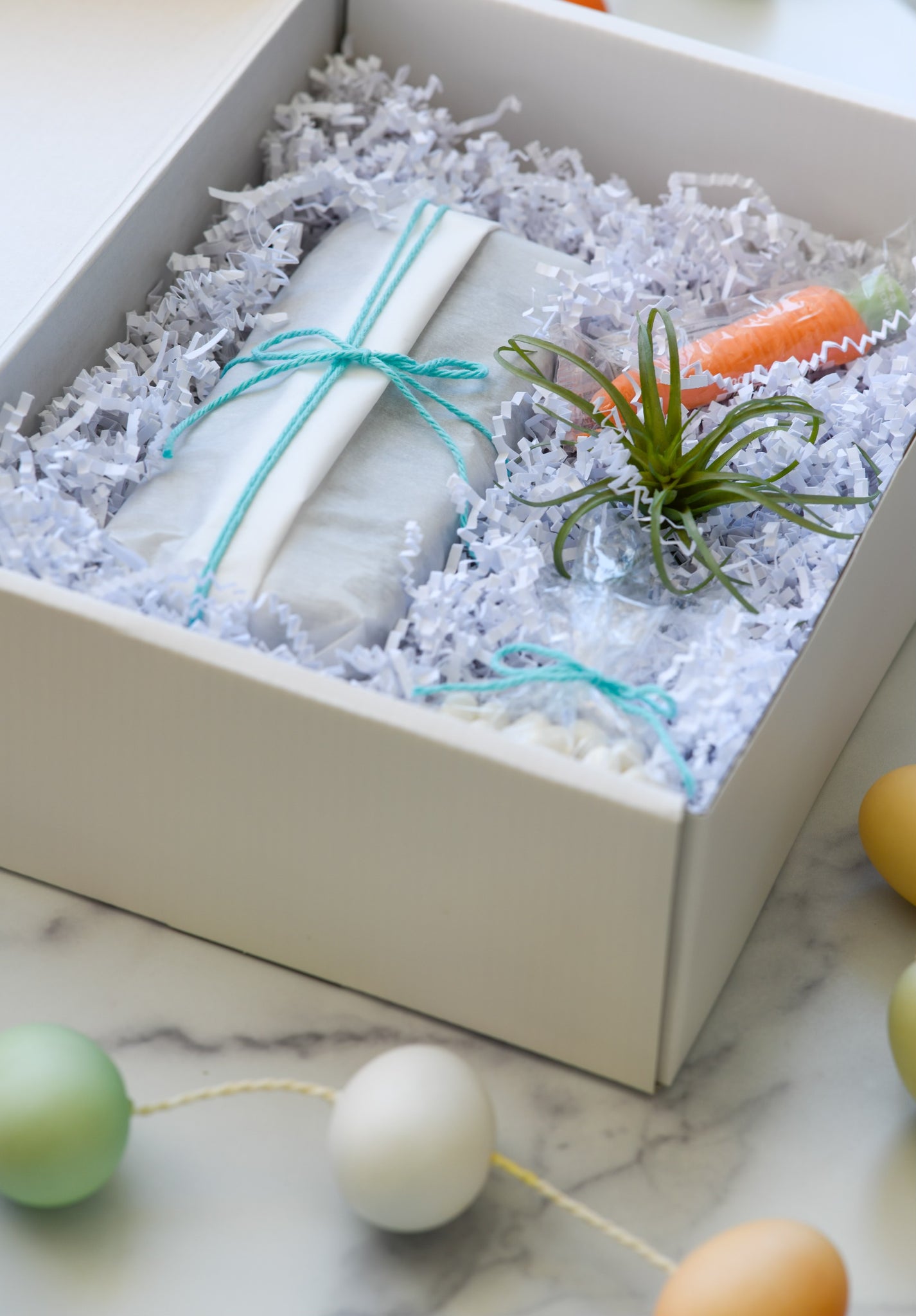 Easter Gift Box With Carrot Zucchini Bread