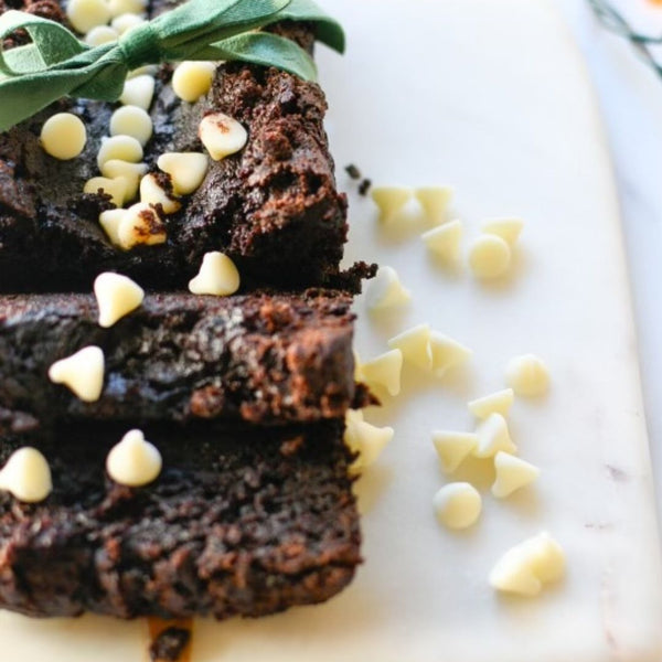 Chocolate Peppermint Zucchini Bread - Loaf Life