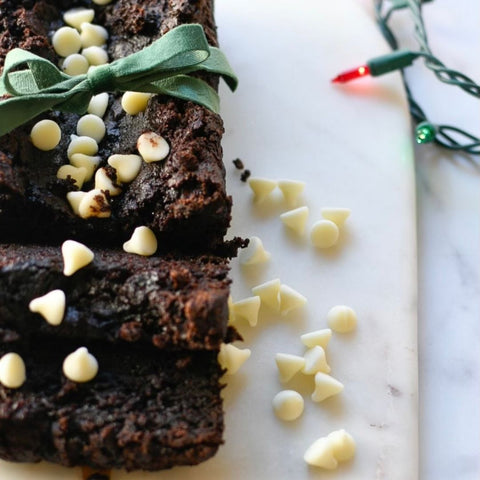 Chocolate Peppermint Zucchini Bread - Loaf Life